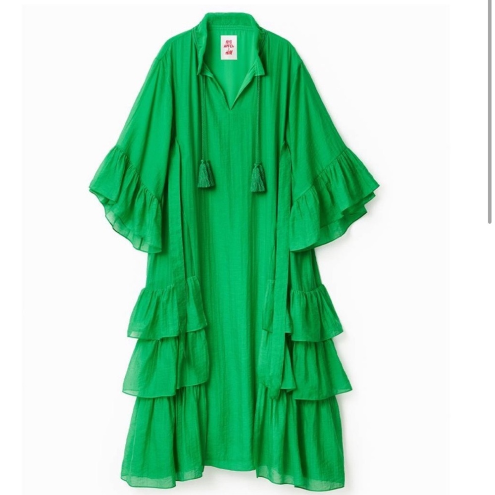 IRIS APFEL fashion legend xH&M Flounce Dress